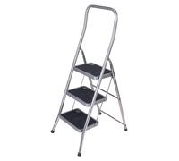Super tabouret effe - 3 marches aluminium