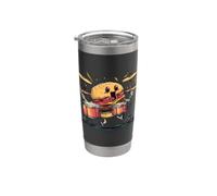 Superbe costume de batteur de hamburger Gobelet isotherme en acier inoxydable double paroi