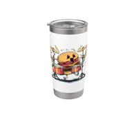 Superbe costume de batteur de hamburger Gobelet isotherme en acier inoxydable double paroi