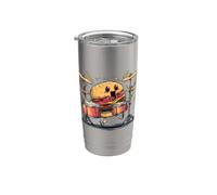 Superbe costume de batteur de hamburger Gobelet isotherme en acier inoxydable double paroi