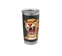 Superbe costume de cougar Gobelet isotherme en acier inoxydable double paroi