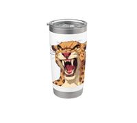 Superbe costume de cougar Gobelet isotherme en acier inoxydable double paroi