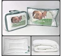Superbe couette légère en microfibre douce et soyeuse comme du duvet 4,5 tog avec oreiller pour lit bébé
