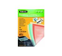 Fellowes Couverture de reliure A4 PVC 15/100 transparente incolore - boîte de 100