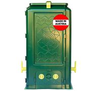 SUPERCOMP Composteur de Jardin 350 L – Protection Totale Anti Rat- Anti Rongeurs, Sans Mauvaises Odeurs, Aération Verticale, Plateau de Base Inclus