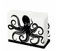 SUPERDANT Porte Serviette de Table de Pieuvre pour Table Porte Serviette Papier Motif Animal Porte Serviettes Ajouré Porte Serviettes à Thème Océan Distributeur Serviette Papier Table