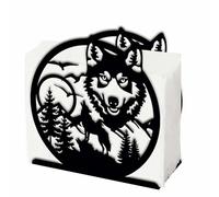 SUPERDANT Porte Serviette de Table pour Table Wolves Of The Forest Porte Serviette Papier Noir Wolves And Forests Porte Serviettes à Thème Animalier Sunset Forest Distributeur Serviette Papier Table