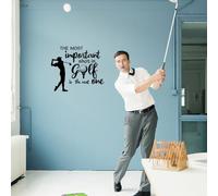 SUPERDANT Stickers Muraux de Golf Citations Inspirantes Autocollant Mural Jouer au Golf Grand Amovible Sticker Mural Salle de Sport Chambre d'enfant Décoration Murale Autocollants Décoratifs