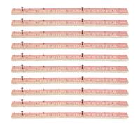 SUPERFINDINGS 10 Pièces Bandes de Clous pour Moquette 30 7x2 cm Bandes Cloutées en Bois pour Cadre de Tufting Bande de Clouage en Contreplaqué Bande à Clous pour Tufting pour sous Plancher Escaliers