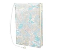 SUPERFINDINGS Couverture de Livre A5 Aqua Papillon Tissu Couverture de Livre Broché Manchon de Protection pour Livres en Tissu Couvertures pour Carnet Planificateur Agenda A5 pour Roman Relié Manuel