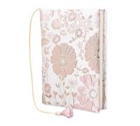 SUPERFINDINGS Couverture de Livre A5 en Tissu Fleuri Rose Protège Livre Broché Étanche Housse de Protection pour Carnet Agenda Journal Couvertures pour Roman Manuel Lecteurs Cadeau Accessoires