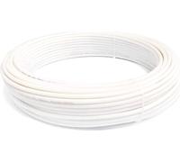 SUPERFOG - Rouleau de 50 mètres de tuyau en polyamide. Taille 1/4". Haute résistance. Pression d'éclatement 140 bars. Couleur blanche.