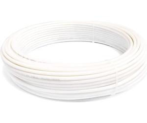 SUPERFOG - Rouleau de 50 mètres de tuyau en polyamide. Taille 1/4". Haute résistance. Pression d'éclatement 140 bars. Couleur blanche.