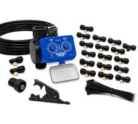 SUPERFOG - Système de brumisation Domestique avec programmateur. pour rafraîchir Patio ou Jardin. avec 18 Buses ou Points de Refroidissement. Si Votre Jardin est Un Enfer, ce Produit est la Solution.