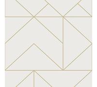 Superfresco Easy Papier peint intissé Geo brillant 1005x52cm Or