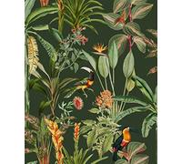Superfresco Easy Papier Peint intissé Sarah 1005x52cm Vert, Jaune, Rouge