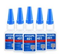 SuperGlue adhésif super fort, adapté pour adhésif transparent instantané de plastiques, métaux, bois, artisanat, verre et céramique 20ml-401-1pc