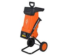 SuperHandy Broyeur de Jardin Électrique Bois Chipper Shredder broyeuse Portable Corps polypropylène Pro 17: 1 Réduction de 2400W 230V 1,5" (39mm) Capacité maximale w / (2) Lames Double Bord