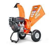 SuperHandy Mini hachoir à bois et broyeur robuste 196 cc Construction compacte Capacité max. 50 mm