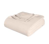 Superior BLANKETMETRO Couverture, Coton, Ivoire, Full/Queen
