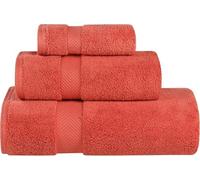 Superior Collection - Ensemble de draps de Bain très Doux, et absorbants, Coton, Brique, Lot de 2