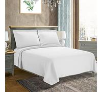Superior Couvre-lit en Coton, Blanc, lit jumeau