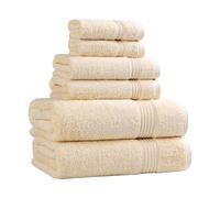 Superior - Ensemble de Serviettes, 6 pièces, Coton, canari