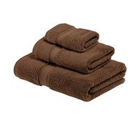 Superior - Ensemble de Serviettes, Coton, Chocolat, 900 g, 3 pièces