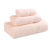 Superior - Ensemble de Serviettes, Coton, pêche, 3 pièces