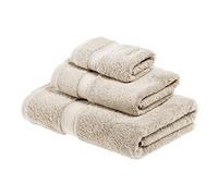 Superior - Ensemble de Serviettes, Coton, Pierre, 900 g, 3 pièces