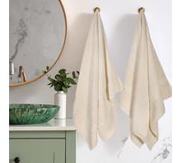 Superior - Ensemble de Serviettes de Bain, 2 pièces, Coton supérieur de 900 grammes, crème