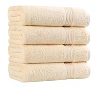 Superior - Ensemble de Serviettes de Bain, Coton, canari, 4 pièces