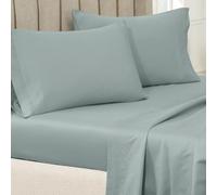 Superior - Ensemble de taies d'oreiller, 51 x 76 cm, uni, Coton, Couche Simple, 650 Fils au Pouce carré, Sarcelle, 2 pièces
