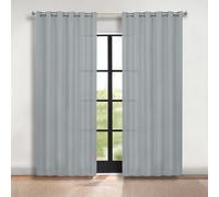 Superior Lot de 2 rideaux occultants thermiques pour chambre à coucher, cuisine, salon, 177,8 x 274,3 cm, bleu pierre