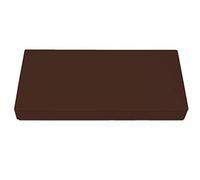 SuperKissen24. Matelas Coussin Dossier pour Palette Canapé 80x40 cm - Intérieur/Extérieur - imperméable - Mousse - Marron