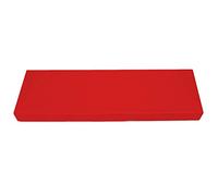 SuperKissen24. Matelas Coussin Dossier pour Palette Canapé Appui 120x40 - Intérieur/Extérieur - imperméable - Mousse - Rouge