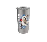 Superman (2025 Movie) Krypto Diamond Gobelet isotherme en acier inoxydable double paroi