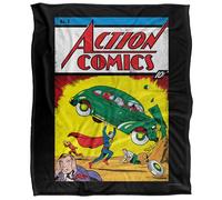 Superman Action No. 1 Plaid Ultra Doux au Toucher Soyeux - 152 x 127 cm