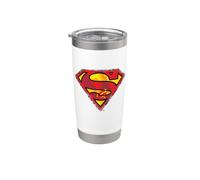 Superman Action Shield Gobelet isotherme en acier inoxydable double paroi