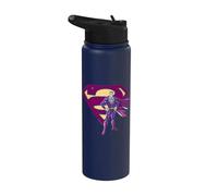 Superman Bizarro & Logo Stainless Steel Insulated Water Bottle