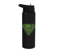 Superman Circuits Shield Stainless Steel Insulated Water Bottle