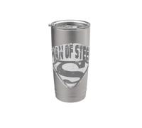 Superman Man of Steel Shield Gobelet isotherme en acier inoxydable double paroi