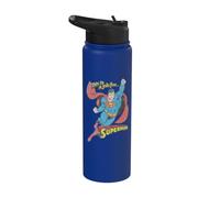 Superman On the Job Stainless Steel Insulated Water Bottle