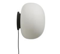 Supernate Table/ Applique Murale Ø38 Blanc Opale/ Noir