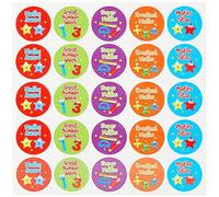 SuperStickers Lot de 125 autocollants de 28 mm pour récompenses mathématiques, DMS13817