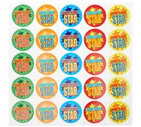 SuperStickers Lot de 250 autocollants Star Day Sports Day
