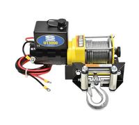 Superwinch 1331200 ut3000, 12 VDC, 3,000lb/Treuil 1360 kg avec Plaque Support, Rouleau Chaumard (ACCASTILLAGE) et 12 m/3,7 m Télécommande