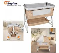 SUPFINE Lit évolutif pour bébé - Capacité de Charge de 15 kg - Berceau Cododo pour Bébé Pliable