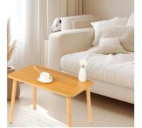 SUPFINE Table Basse Bois Massif Vintage - Multifonctionnelle - Table Basse Scandinave - 60 X 40 X 40cm
