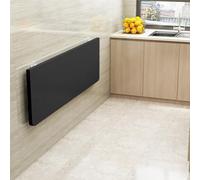 Supfine Table Murale Rabattable, Table de Cuisine Pliante, Table à Rabat pour Enfant, Table Pliante Murale, Table de Salle à Manger avec Supports pour économiser de l'espace (Noir, 80 * 50 * 1.6cm)